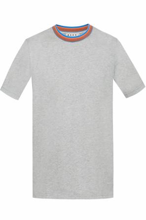 T-shirt with embroidered logo, zdjęcie 1 T-shirt with embroidered logo od Marni